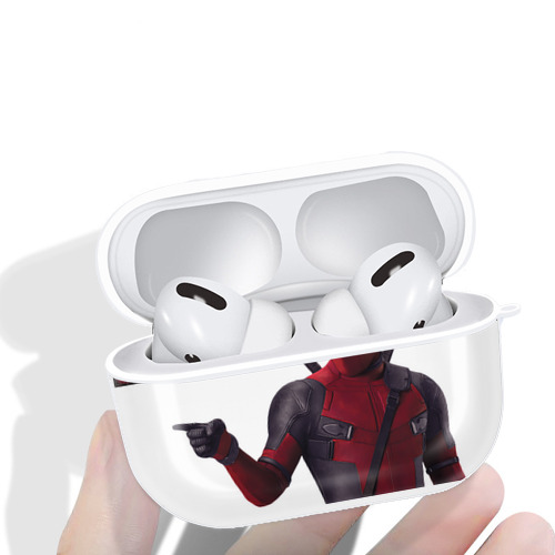 Deadpool デッドプール 【AirPods Pro用】ハードシェル保護ケース 耐衝撃・防指紋・カラビナ付き商品仕様
