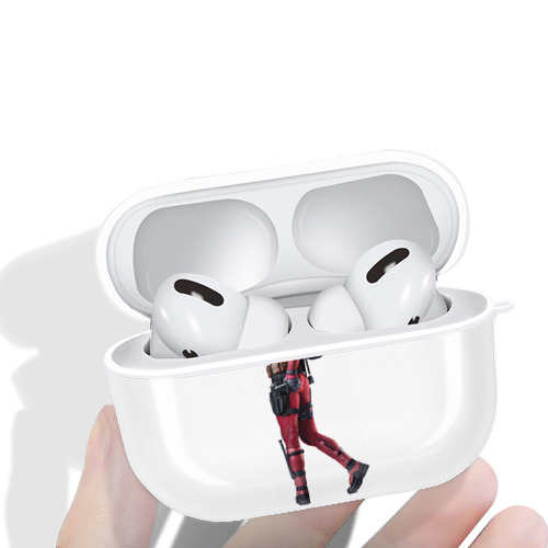 Deadpool デッドプール 【AirPods Pro用】ハードシェル保護ケース 耐衝撃・防指紋・カラビナ付き商品仕様