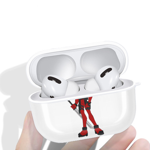 Deadpool デッドプール 【AirPods Pro用】ハードシェル保護ケース 耐衝撃・防指紋・カラビナ付き商品仕様