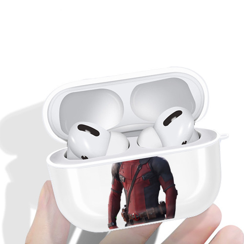 Deadpool デッドプール 【AirPods Pro用】ハードシェル保護ケース 耐衝撃・防指紋・カラビナ付き商品仕様