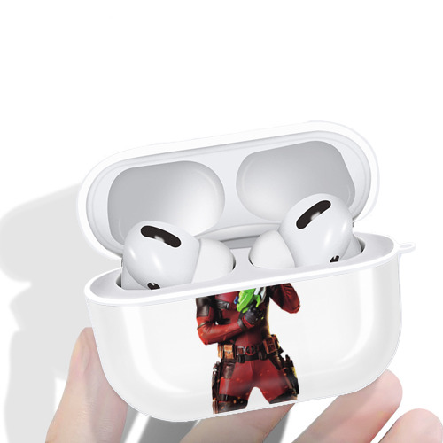 Deadpool デッドプール 【AirPods Pro用】ハードシェル保護ケース 耐衝撃・防指紋・カラビナ付き商品仕様
