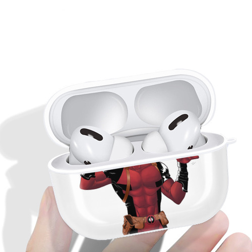 Deadpool デッドプール 【AirPods Pro用】ハードシェル保護ケース 耐衝撃・防指紋・カラビナ付き商品仕様
