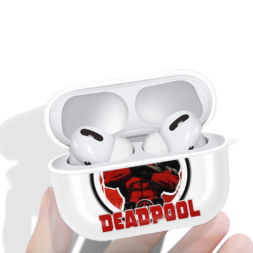 Deadpool デッドプール 【AirPods Pro用】ハードシェル保護ケース 耐衝撃・防指紋・カラビナ付き商品仕様