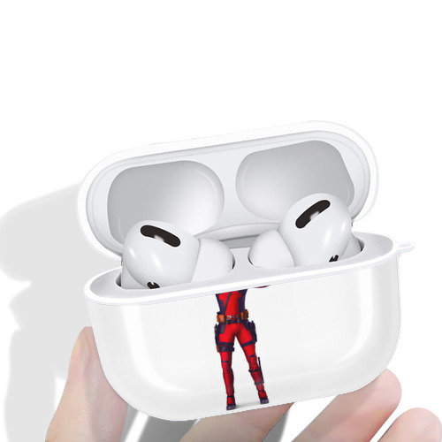 Deadpool デッドプール 【AirPods Pro用】ハードシェル保護ケース 耐衝撃・防指紋・カラビナ付き商品仕様