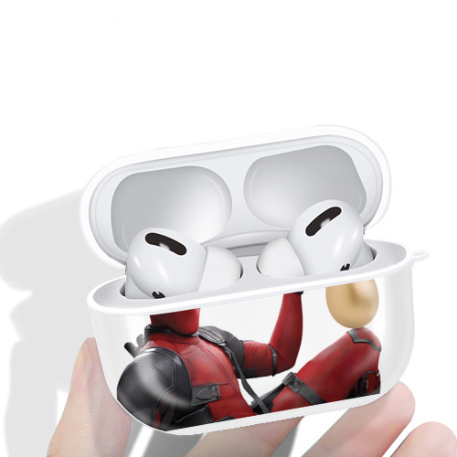 Deadpool デッドプール 【AirPods Pro用】ハードシェル保護ケース 耐衝撃・防指紋・カラビナ付き商品仕様