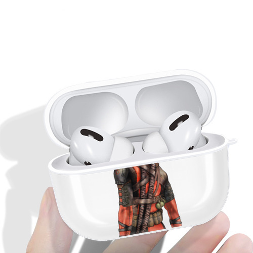 Deadpool デッドプール 【AirPods Pro用】ハードシェル保護ケース 耐衝撃・防指紋・カラビナ付き商品仕様