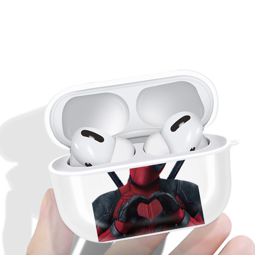 Deadpool デッドプール 【AirPods Pro用】ハードシェル保護ケース 耐衝撃・防指紋・カラビナ付き商品仕様