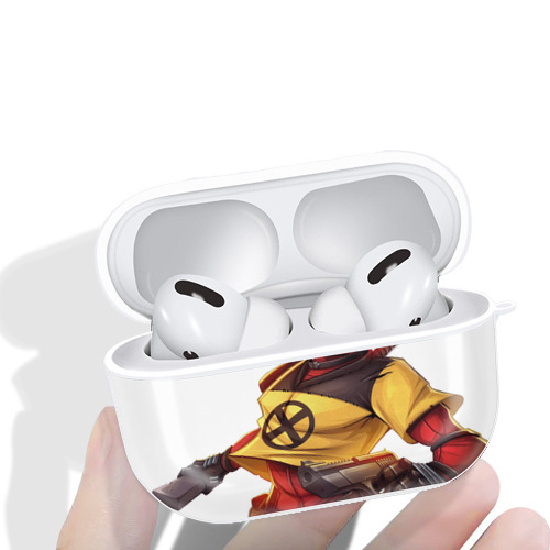 Deadpool デッドプール 【AirPods Pro用】ハードシェル保護ケース 耐衝撃・防指紋・カラビナ付き商品仕様