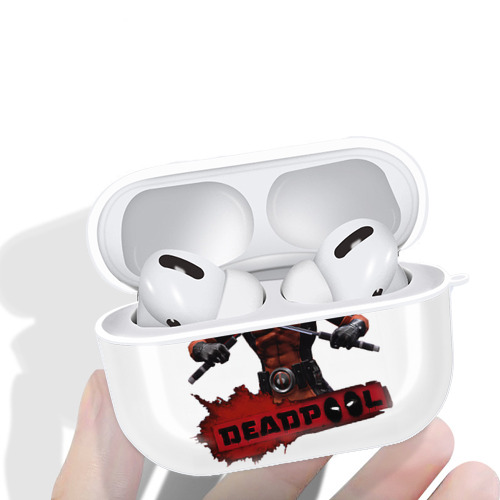 Deadpool デッドプール 【AirPods Pro用】ハードシェル保護ケース 耐衝撃・防指紋・カラビナ付き商品仕様