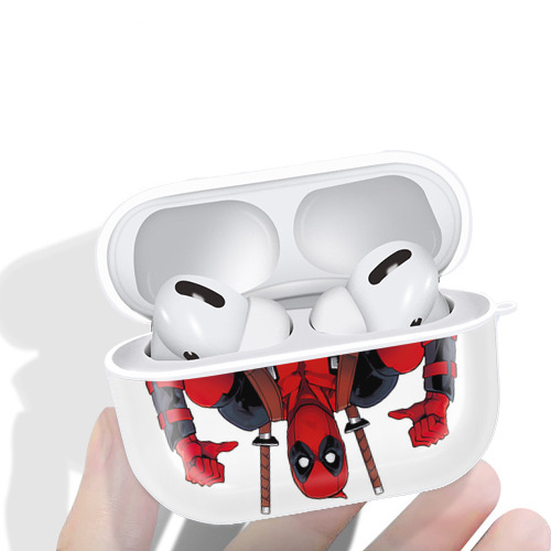 Deadpool デッドプール 【AirPods Pro用】ハードシェル保護ケース 耐衝撃・防指紋・カラビナ付き商品仕様