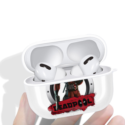 Deadpool デッドプール 【AirPods Pro用】ハードシェル保護ケース 耐衝撃・防指紋・カラビナ付き商品仕様