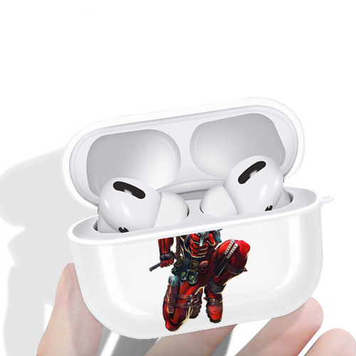 Deadpool デッドプール 【AirPods Pro用】ハードシェル保護ケース 耐衝撃・防指紋・カラビナ付き商品仕様