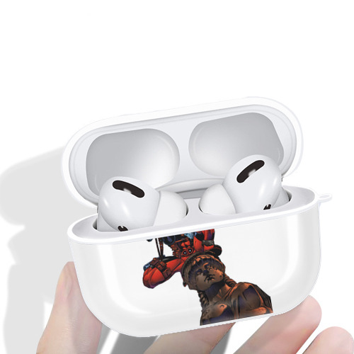 Deadpool デッドプール 【AirPods Pro用】ハードシェル保護ケース 耐衝撃・防指紋・カラビナ付き商品仕様