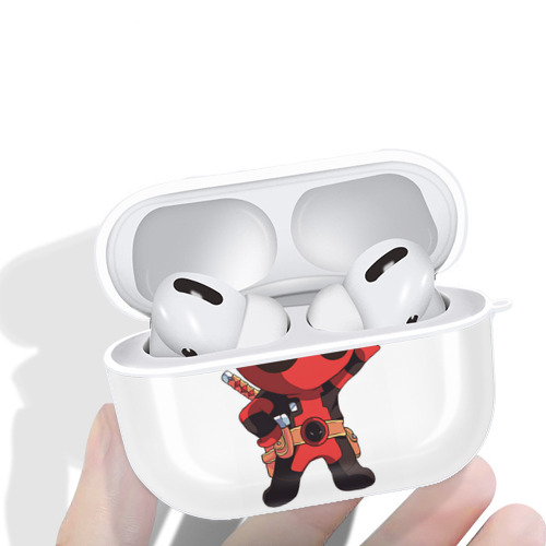 Deadpool デッドプール 【AirPods Pro用】ハードシェル保護ケース 耐衝撃・防指紋・カラビナ付き商品仕様