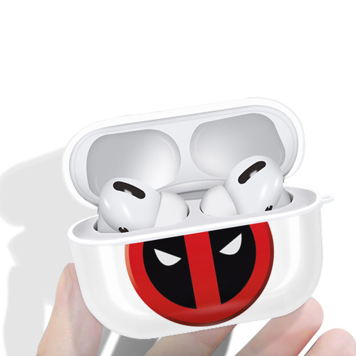 Deadpool デッドプール 【AirPods Pro用】ハードシェル保護ケース 耐衝撃・防指紋・カラビナ付き商品仕様