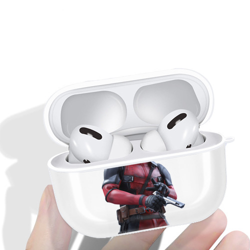 Deadpool デッドプール 【AirPods Pro用】ハードシェル保護ケース 耐衝撃・防指紋・カラビナ付き商品仕様