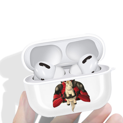 Deadpool デッドプール 【AirPods Pro用】ハードシェル保護ケース 耐衝撃・防指紋・カラビナ付き商品仕様