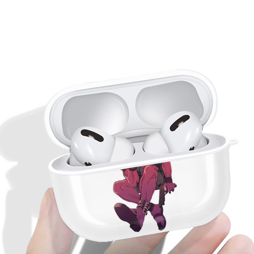 Deadpool デッドプール 【AirPods Pro用】ハードシェル保護ケース 耐衝撃・防指紋・カラビナ付き商品仕様