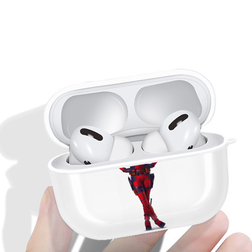 Deadpool デッドプール 【AirPods Pro用】ハードシェル保護ケース 耐衝撃・防指紋・カラビナ付き商品仕様