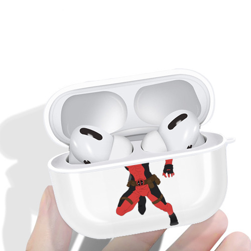 Deadpool デッドプール 【AirPods Pro用】ハードシェル保護ケース 耐衝撃・防指紋・カラビナ付き商品仕様
