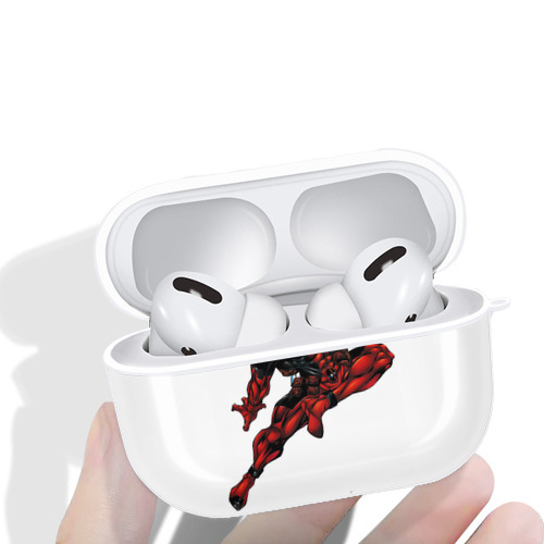 Deadpool デッドプール 【AirPods Pro用】ハードシェル保護ケース 耐衝撃・防指紋・カラビナ付き商品仕様