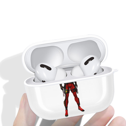 Deadpool デッドプール 【AirPods Pro用】ハードシェル保護ケース 耐衝撃・防指紋・カラビナ付き商品仕様
