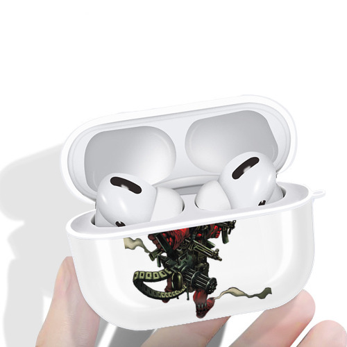 Deadpool デッドプール 【AirPods Pro用】ハードシェル保護ケース 耐衝撃・防指紋・カラビナ付き商品仕様