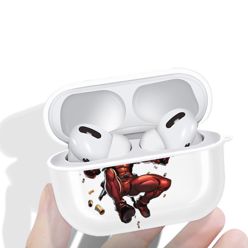 Deadpool デッドプール 【AirPods Pro用】ハードシェル保護ケース 耐衝撃・防指紋・カラビナ付き商品仕様