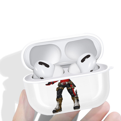 Deadpool デッドプール 【AirPods Pro用】ハードシェル保護ケース 耐衝撃・防指紋・カラビナ付き商品仕様