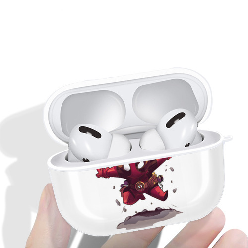 Deadpool デッドプール 【AirPods Pro用】ハードシェル保護ケース 耐衝撃・防指紋・カラビナ付き商品仕様