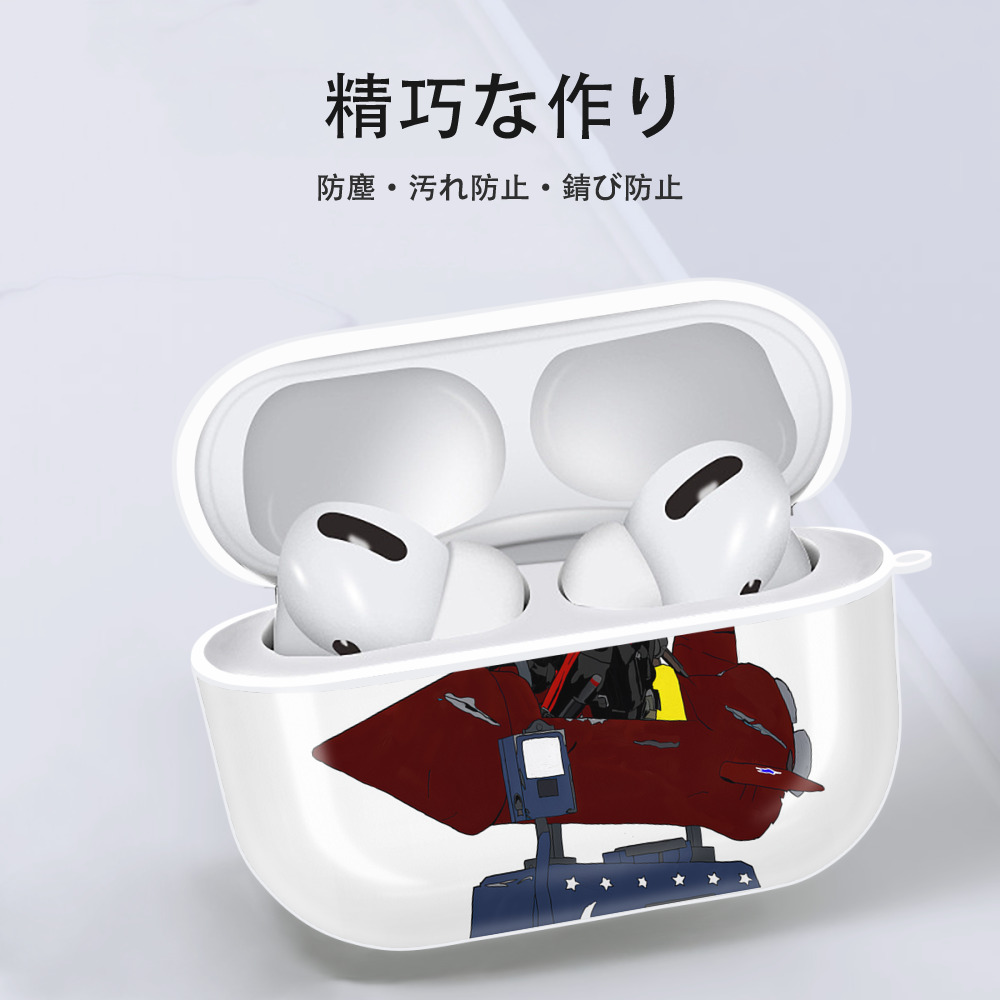 Deadpool デッドプール 【AirPods Pro用】ハードシェル保護ケース 耐衝撃・防指紋・カラビナ付き商品仕様