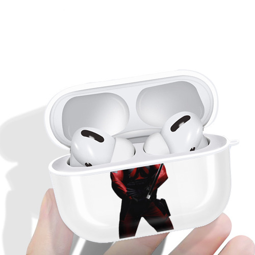 Deadpool デッドプール 【AirPods Pro用】ハードシェル保護ケース 耐衝撃・防指紋・カラビナ付き商品仕様