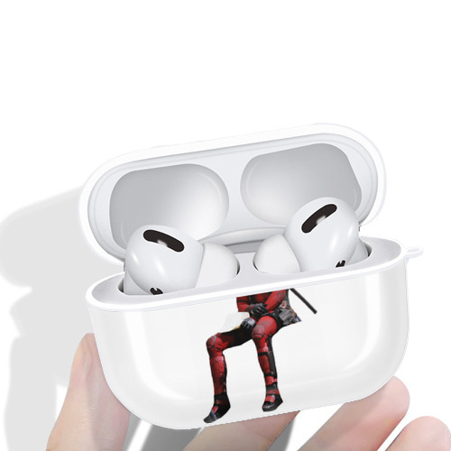 Deadpool デッドプール 【AirPods Pro用】ハードシェル保護ケース 耐衝撃・防指紋・カラビナ付き商品仕様