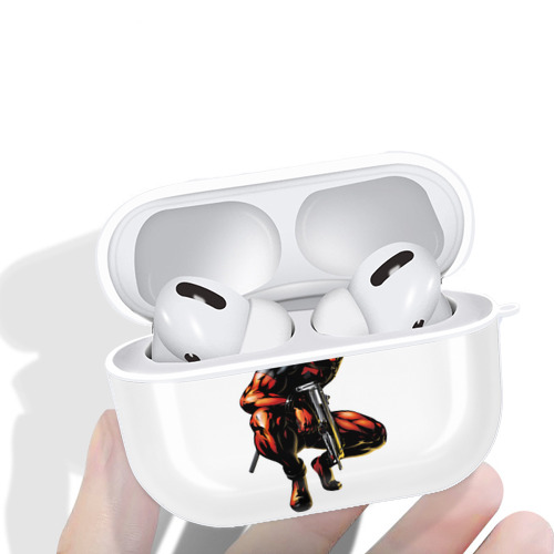 Deadpool デッドプール 【AirPods Pro用】ハードシェル保護ケース 耐衝撃・防指紋・カラビナ付き商品仕様