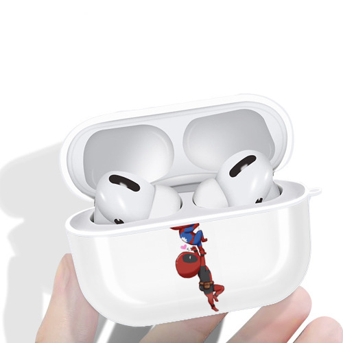 Deadpool デッドプール 【AirPods Pro用】ハードシェル保護ケース 耐衝撃・防指紋・カラビナ付き商品仕様