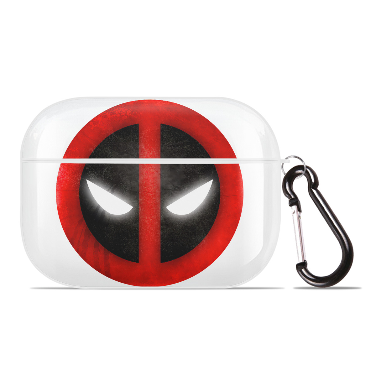 （画像用） Deadpool デッドプール 【AirPods Pro用】ハードシェル保護ケース 耐衝撃・防指紋・カラビナ付き商品仕様