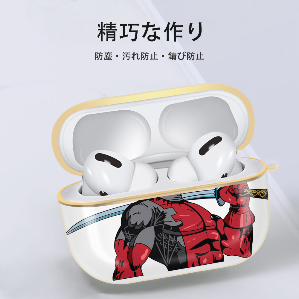 Deadpool デッドプール 【AirPods Pro用】ハードシェル保護ケース｜耐衝撃・防指紋・カラビナ付き商品仕様