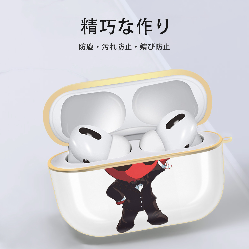 Deadpool デッドプール 【AirPods Pro用】ハードシェル保護ケース｜耐衝撃・防指紋・カラビナ付き商品仕様