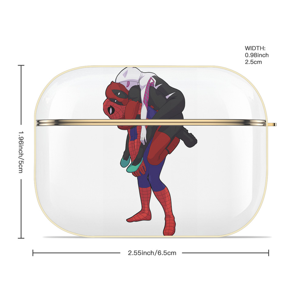Deadpool デッドプール 【AirPods Pro用】ハードシェル保護ケース｜耐衝撃・防指紋・カラビナ付き商品仕様