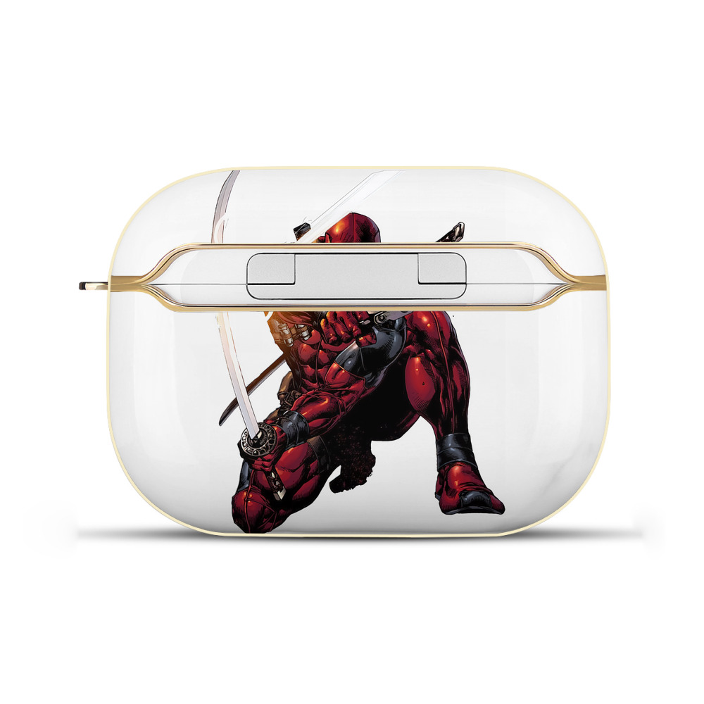（画像用） Deadpool デッドプール 【AirPods Pro用】ハードシェル保護ケース｜耐衝撃・防指紋・カラビナ付き商品仕様