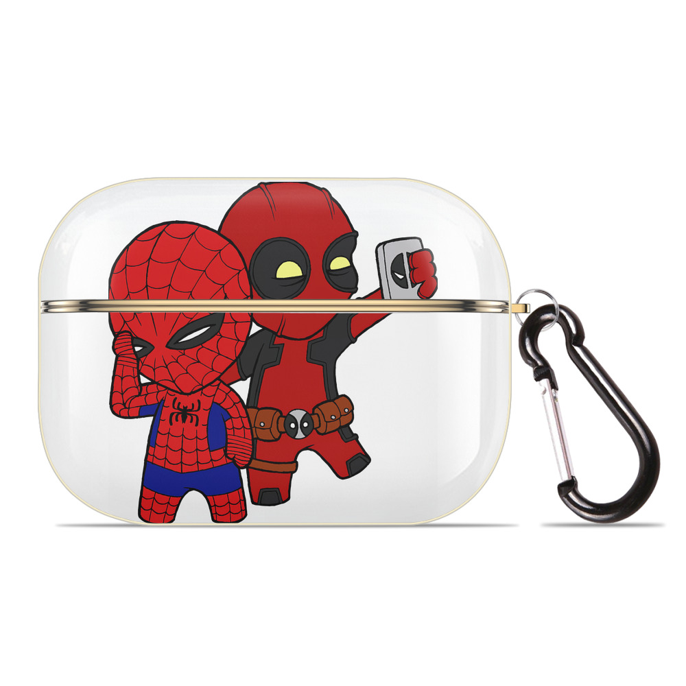（画像用） Deadpool デッドプール 【AirPods Pro用】ハードシェル保護ケース｜耐衝撃・防指紋・カラビナ付き商品仕様