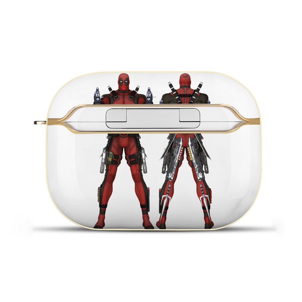 （画像用） Deadpool デッドプール 【AirPods Pro用】ハードシェル保護ケース｜耐衝撃・防指紋・カラビナ付き商品仕様