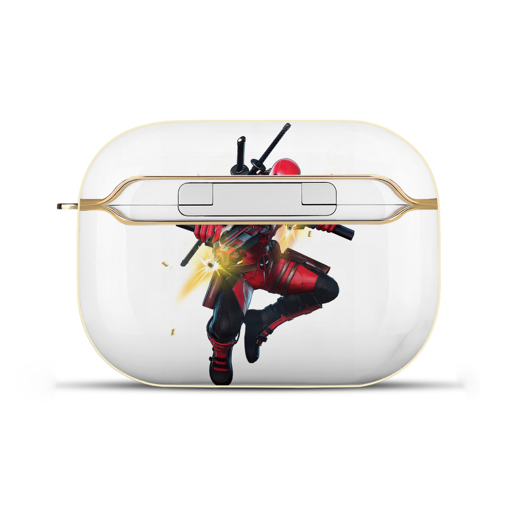 （画像用） Deadpool デッドプール 【AirPods Pro用】ハードシェル保護ケース｜耐衝撃・防指紋・カラビナ付き商品仕様