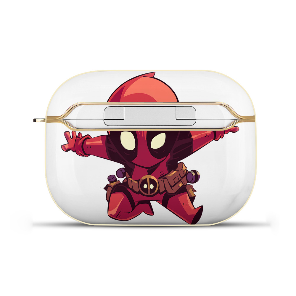 （画像用） Deadpool デッドプール 【AirPods Pro用】ハードシェル保護ケース｜耐衝撃・防指紋・カラビナ付き商品仕様