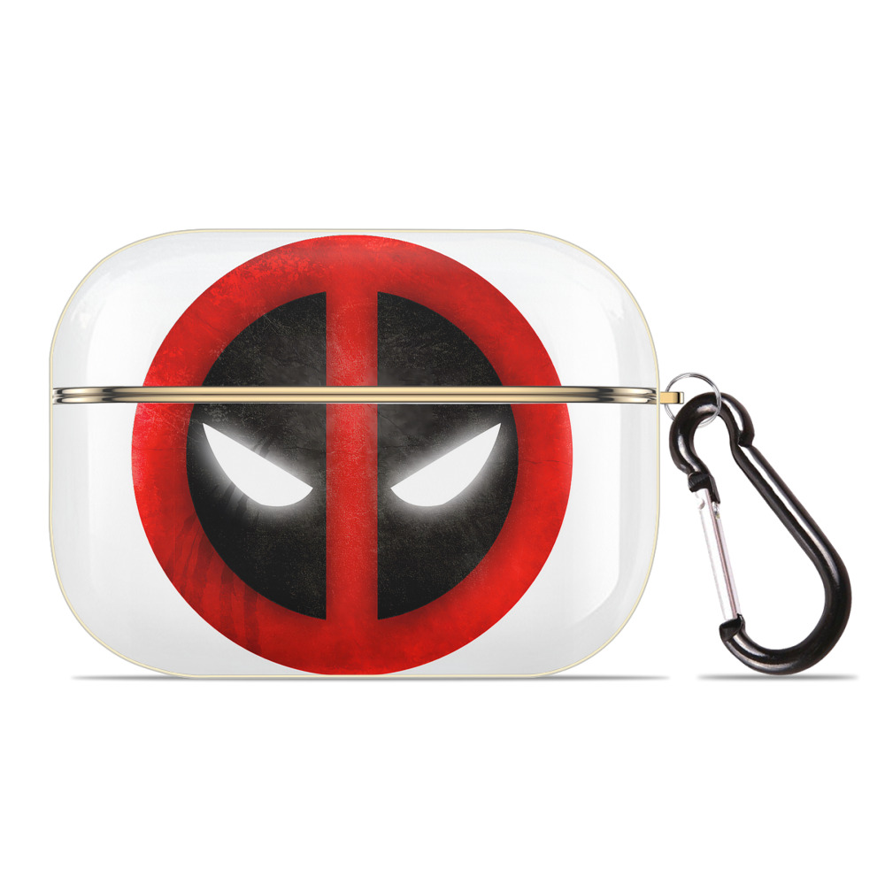 （画像用） Deadpool デッドプール 【AirPods Pro用】ハードシェル保護ケース｜耐衝撃・防指紋・カラビナ付き商品仕様