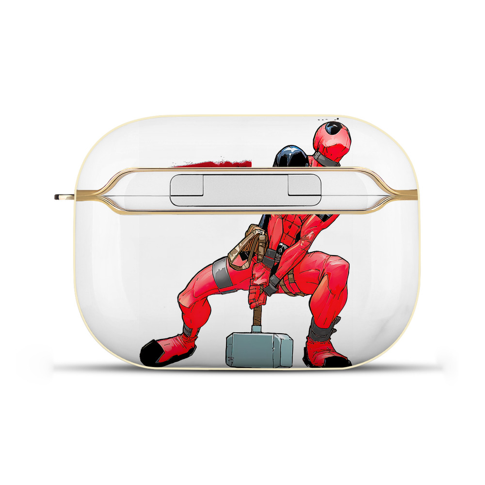 （画像用） Deadpool デッドプール 【AirPods Pro用】ハードシェル保護ケース｜耐衝撃・防指紋・カラビナ付き商品仕様