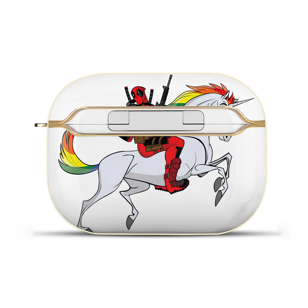 （画像用） Deadpool デッドプール 【AirPods Pro用】ハードシェル保護ケース｜耐衝撃・防指紋・カラビナ付き商品仕様