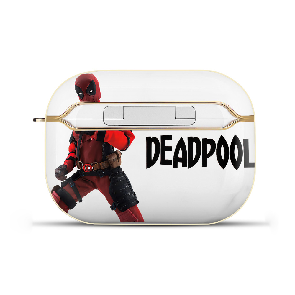 （画像用） Deadpool デッドプール 【AirPods Pro用】ハードシェル保護ケース｜耐衝撃・防指紋・カラビナ付き商品仕様