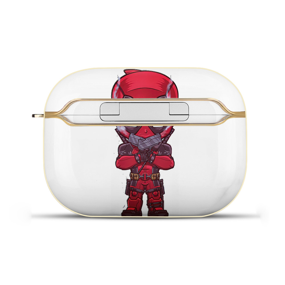 （画像用） Deadpool デッドプール 【AirPods Pro用】ハードシェル保護ケース｜耐衝撃・防指紋・カラビナ付き商品仕様