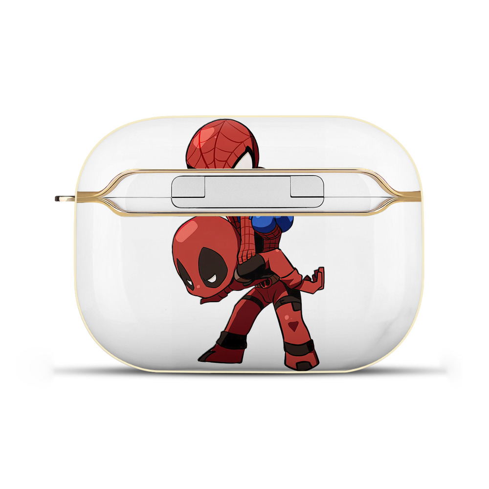 （画像用） Deadpool デッドプール 【AirPods Pro用】ハードシェル保護ケース｜耐衝撃・防指紋・カラビナ付き商品仕様